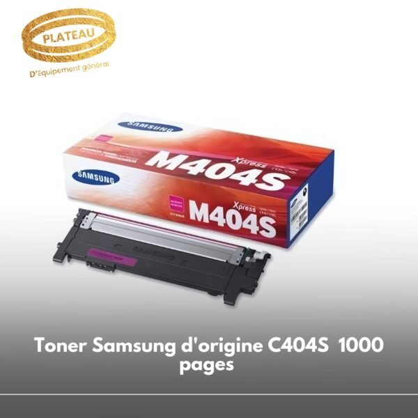 Toner Samsung d'origine C404S Cyan 1000 pages (ST978A)