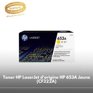 Toner HP LaserJet d'origine HP 653A Jaune (CF322A)