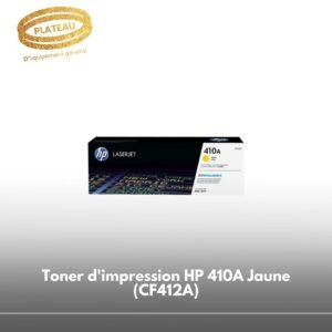 Toner d'impression HP 410A Jaune (CF412A)