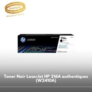Toner Noir LaserJet HP 216A authentiques (W2410A)