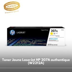 Toner Jaune LaserJet HP 207A authentique (W2212A)