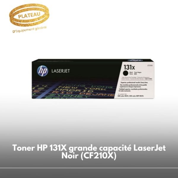 Toner HP 131X grande capacité LaserJet Noir (CF210X)