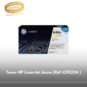 Toner HP LaserJet Jaune (Réf :CF032A )