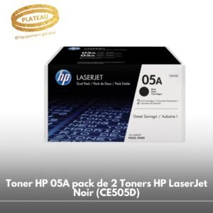 Toner HP 05A pack de 2 Toners HP LaserJet Noir (CE505D)
