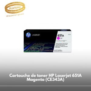 Cartouche de toner HP Laserjet 651A Magenta (CE343A)