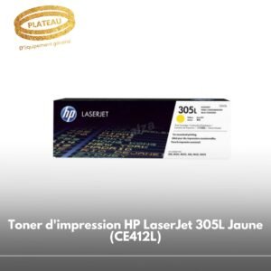 Toner d'impression HP LaserJet 305L Jaune (CE412L)