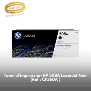 Toner d'impression HP 508A LaserJet Noir (Réf : CF360A )