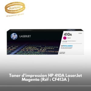 Toner d'impression HP 410A LaserJet Magenta (Réf : CF413A )