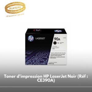 Toner d'impression HP LaserJet Noir (Réf : CE390A)