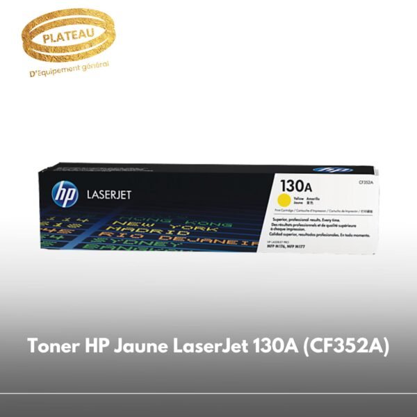 Toner HP Jaune LaserJet 130A (CF352A)