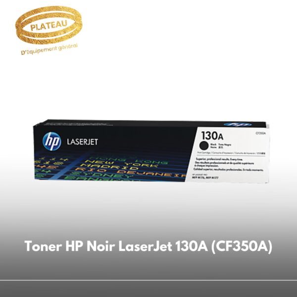 Toner HP Noir LaserJet 130A (CF350A)
