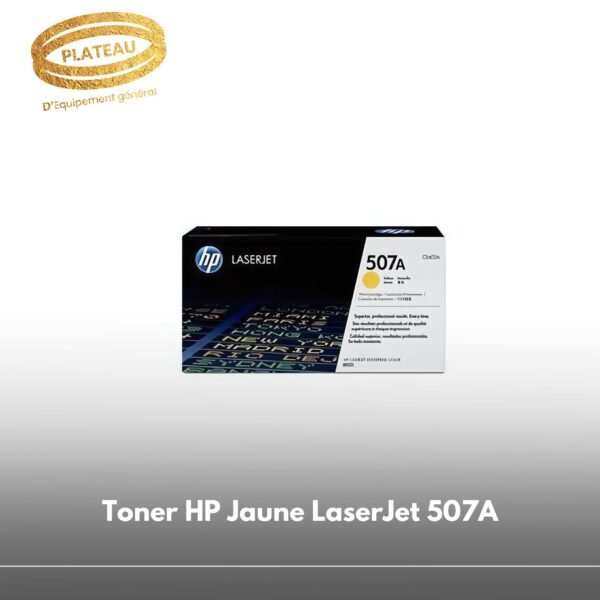 Toner HP Jaune LaserJet 507A