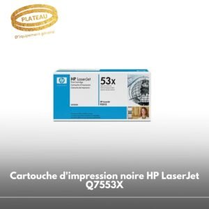 Cartouche d'impression noire HP LaserJet Q7553X