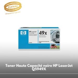 Toner Haute Capacité noire HP LaserJet Q5949X