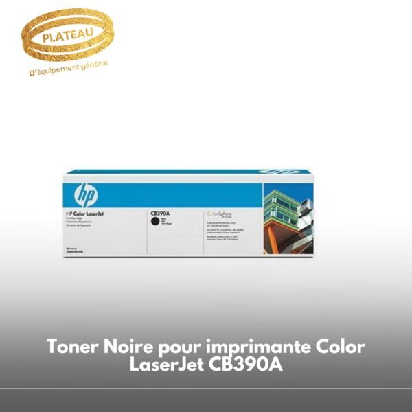 Toner Noire pour imprimante Color LaserJet CB390A