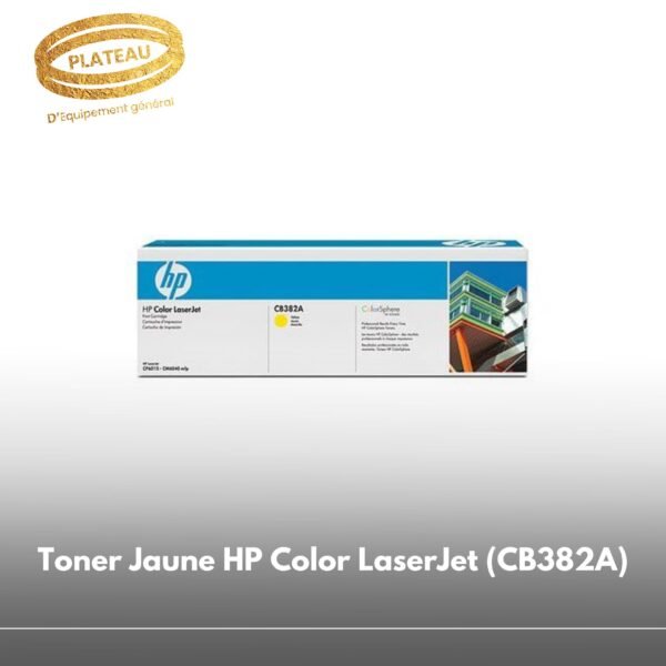 Toner Jaune HP Color LaserJet (CB382A)