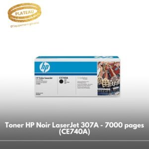 Toner HP Noir LaserJet 307A - 7000 pages (CE740A)