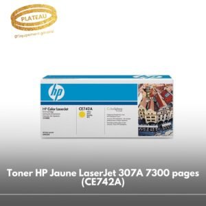 Toner HP Jaune LaserJet 307A 7300 pages (CE742A)