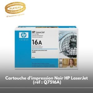 Cartouche d'impression Noir HP LaserJet (réf : Q7516A)