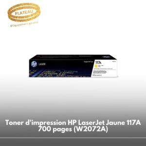 Toner d'impression HP LaserJet Jaune 117A 700 pages (W2072A)