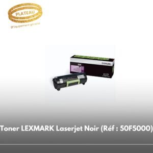 Toner LEXMARK Laserjet Noir (Réf : 50F5000)