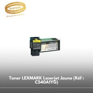 Toner LEXMARK Laserjet Jaune (Réf : C540A1YG)