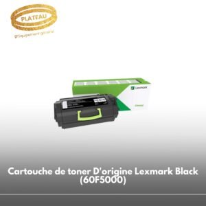 Cartouche de toner D'origine Lexmark Black (60F5000)