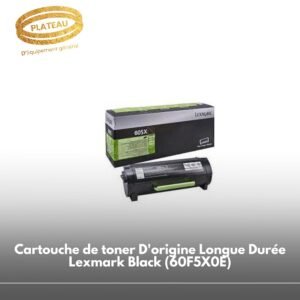 Cartouche de toner D'origine Longue Durée Lexmark Black (60F5X0E)