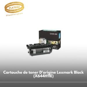 Cartouche de toner D'origine Lexmark Black (X644H11E)