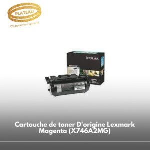 Cartouche de toner D'origine Lexmark Magenta (X746A2MG)
