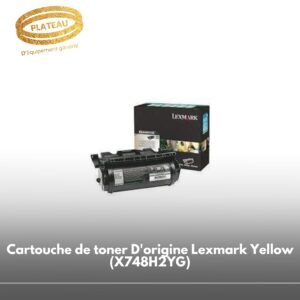 Cartouche de toner D'origine Lexmark Yellow (X748H2YG)