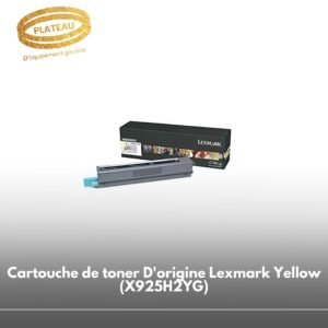 Cartouche de toner D'origine Lexmark Yellow (X925H2YG)