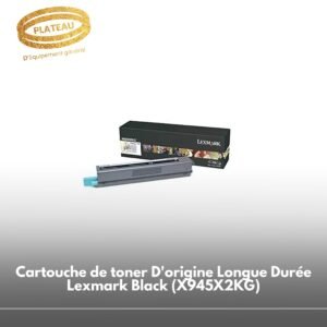 Cartouche de toner D'origine Longue Durée Lexmark Black (X945X2KG)