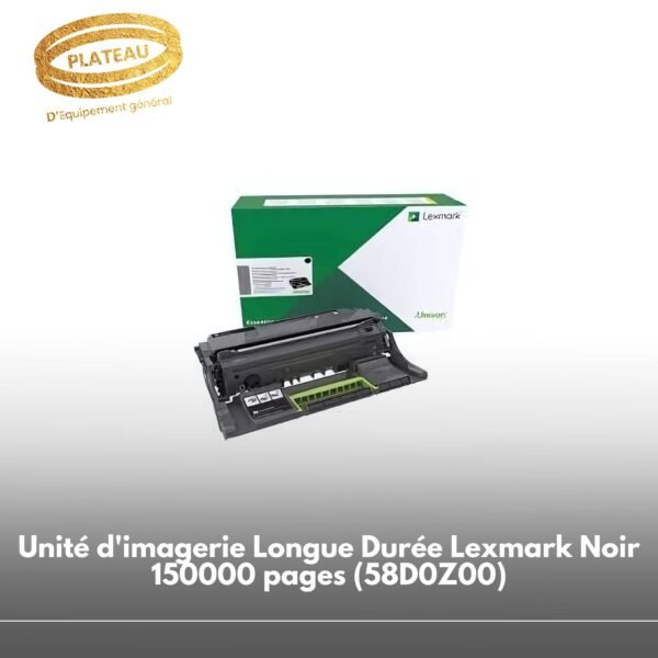Unité d'imagerie Longue Durée Lexmark Noir 150000 pages (58D0Z00)
