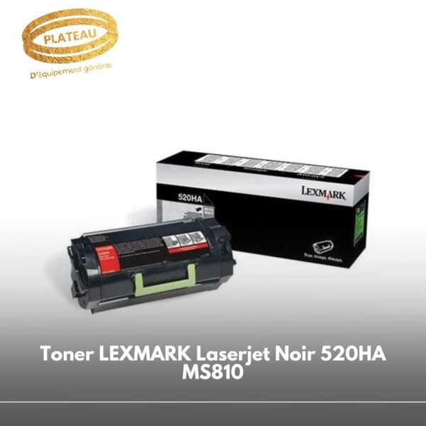 Toner LEXMARK Laserjet Noir 520HA MS810