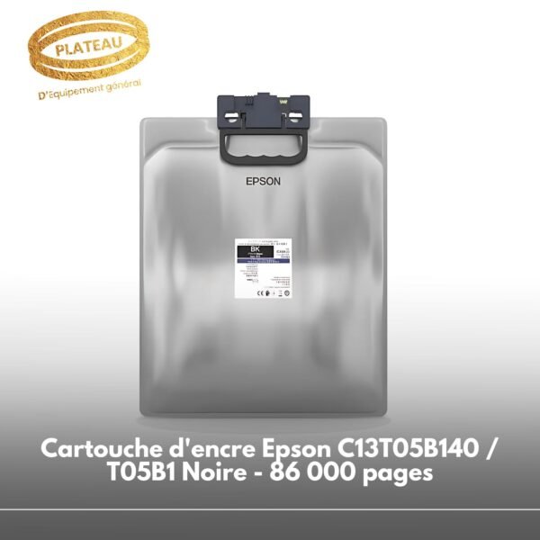 Cartouche d'encre Epson C13T05B140 / T05B1 Noire - 86 000 pages