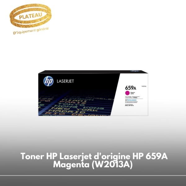 Toner HP Laserjet d'origine HP 659A Magenta (W2013A)