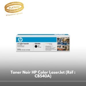 Toner Noir HP Color LaserJet (Réf : CB540A)