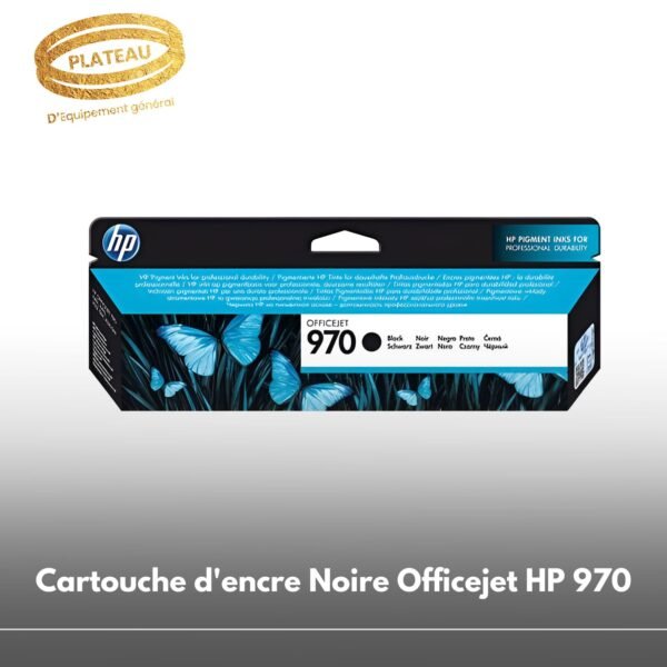 Cartouche d'encre Noire Officejet HP 970