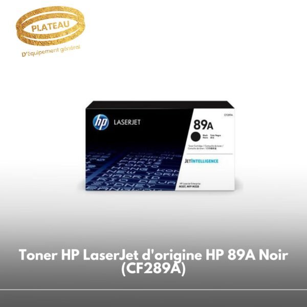 Toner HP LaserJet d'origine HP 89A Noir (CF289A)