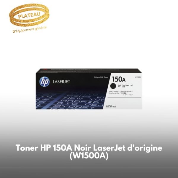 Toner HP 150A Noir LaserJet d'origine (W1500A)