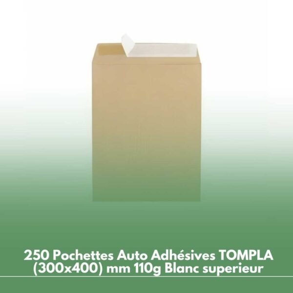 125 Pochettes Kraft UNIPAPEL 370 x 450 mm 90g/m²