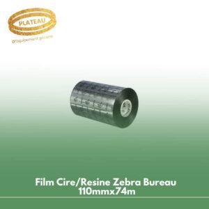 Film Cire/Resine Zebra Bureau 110mmx74m