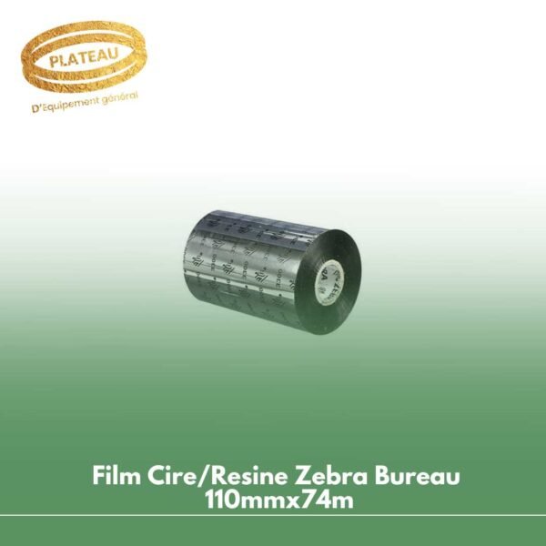 Film Cire/Resine Zebra Bureau 110mmx74m