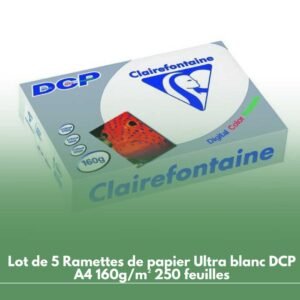 Lot de 4 Ramettes de papier Ultra blanc DCP A4 160g/m² 250 feuilles