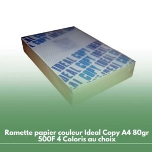 Ramette papier couleur Ideal Copy A4 80gr 500F 4 Coloris au choix