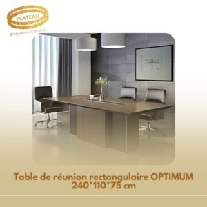Table de réunion rectangulaire OPTIMUM 240*110*75 cm