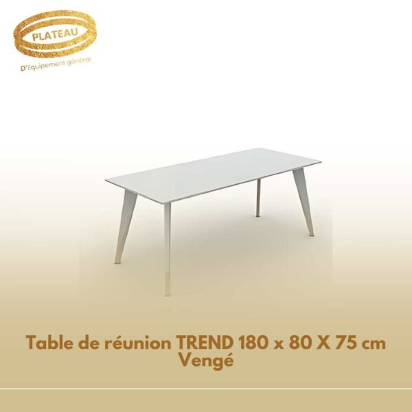 Table de réunion TREND 180 x 80 X 75 cm Vengé