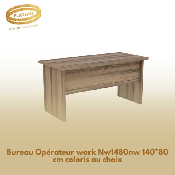 Bureau Opérateur work Nw1480nw 140*80 cm coloris au choix