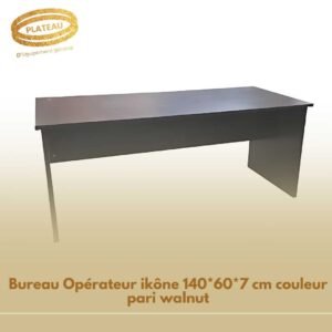 Bureau Opérateur WORK Wengué 140 cm